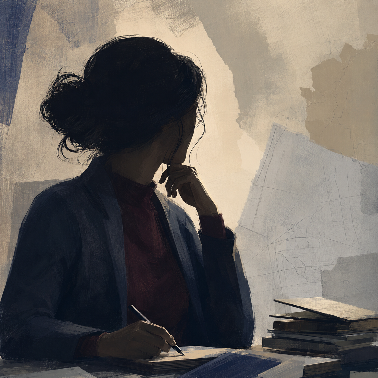 Country Information Researcher illustrative portrait